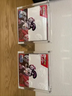 Pokemon TCG: S&V Destined Rivals Factory Sealed Booster Box 2 Qty W/acrylic case - Image 1