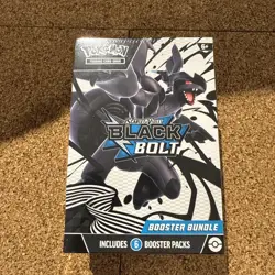 Pokemon TCG: - BLACK BOLT booster bundle FACTORY SEALED 6 packs - Image 1