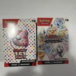 Pokemon Scarlet And Violet 151 And Prismatic Evolutions Booster Bundle SEALED - Image 1