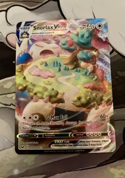 Pokemon TCG: Snorlax VMAX #142/202 SWSH Base Set Near Mint! - Image 2