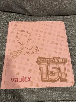 Pokemon Scarlet & Violet 151 Vault X Binder The Unlucky Collector 3.5 Mew - Image 1