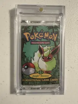 HEAVY Wizards of the Coast Unlimited Pokemon Jungle Booster Pack - 21.34g - Image 2