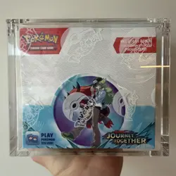 Pokemon TCG Journey Together Enhanced Booster Box - Sealed + Heavenly Case - Image 1