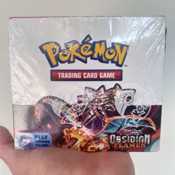 Pokemon TCG Obsidian Flames Booster Box (36 Packs) - Sealed w/ Minor Tear - Image 1