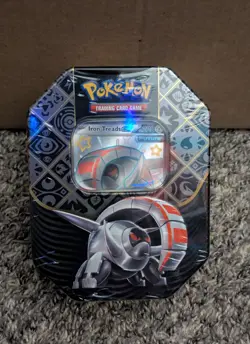 Pokemon Paldean Fates Iron Treads EX Tin NEW FACTORY SEALED - Image 1
