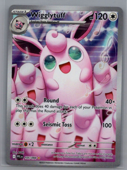 Wigglytuff 105/094 Illustration Rare Pokemon Phantasmal Flames - NM - Image 1