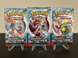 Pokemon Scarlet & Violet Journey Together - 3x Booster Packs new sealed lot - Image 1