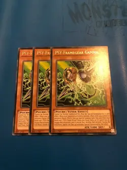 YUGIOH 3x Rare PSY-Framegear Gamma TOCH-EN036 - Image 1