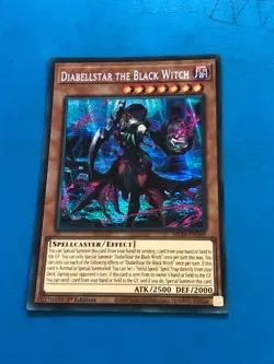 YUGIOH Secret Rare Diabellstar The Black Witch MP24-EN109 1st Edition - Image 1
