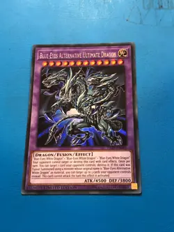 YUGIOH Secret Rare Blue-Eyes Alternative Ultimate Dragon TN19-EN001 - Image 1