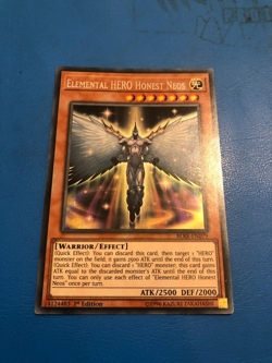 YUGIOH Secret Rare Elemental Hero Honest Neos BLRR-EN079 1st Edition MOD PLAY - Image 1