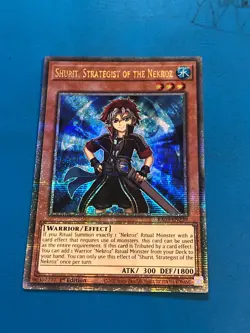 YUGIOH Quarter Century Rare Shurit, Strategist Of The Nekroz RA03-EN259 1st Ed - Image 1