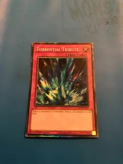 YUGIOH Collector's Rare Torrential Tribute GRCR-EN057 1st Edition - Image 1