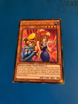 YUGIOH Rare Toon Gemini Elf BP03-EN014 1st Edition - Image 1