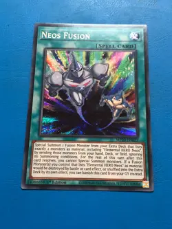 YUGIOH Secret Rare Neos Fusion MP20-EN027 1st Edition - Image 1