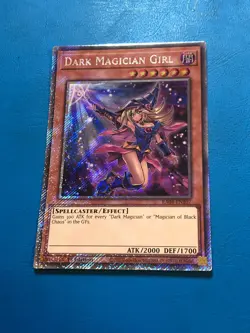 YUGIOH Platinum Secret Rare Dark Magician Girl RA04-EN107 1st Edition - Image 1