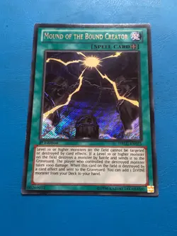YUGIOH Secret Rare Mound Of The Bound Creator DRLG-EN025 1st Edition - Image 1