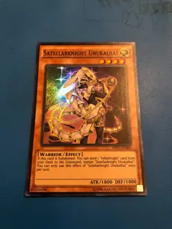YUGIOH Super Rare Satellarknight Unukalhai AP07-EN005 - Image 1