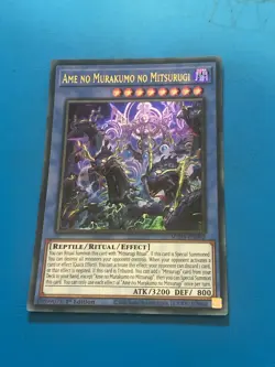 YUGIOH Ultra Rare Ame No Murakumo No Mitsurugi SUDA-EN092 1st Edition - Image 1