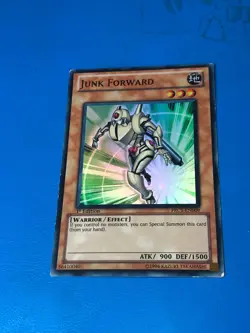 YUGIOH Super Rare Junk Forward PRC1-EN009 1st Edition PLAYED - Image 1