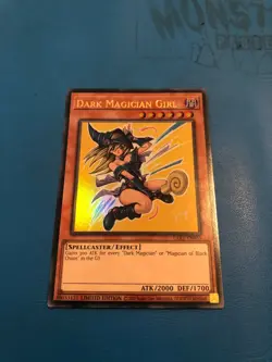YUGIOH Ultra Rare Dark Magician Girl LART-EN035 - Image 1