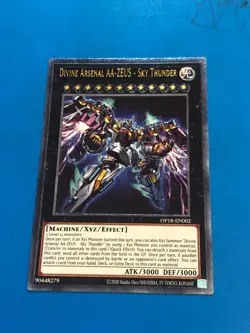 YUGIOH Ultimate Rare Divine Arsenal AA-ZEUS - Sky Thunder OP18-EN002 - Image 1