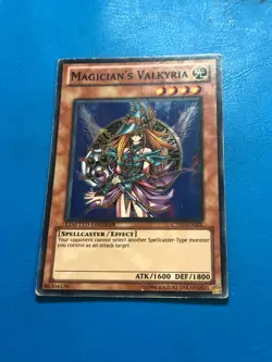 YUGIOH Super Rare Magician's Valkyria CT07-EN022 PLAYED - Image 1