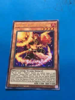 YUGIOH Ultra Rare Zoroa, The Magistus Of Flame GEIM-EN002 1st Edition - Image 1