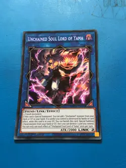 YUGIOH Secret Rare Unchained Soul Lord Of Yama MP24-EN101 1st Edition - Image 1