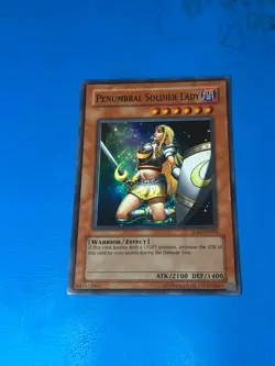 YUGIOH Super Rare Penumbral Soldier Lady SOD-EN033 - Image 1