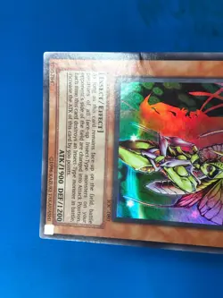 YUGIOH Ultra Rare Insect Princess IOC-080 PLAYED - Image 4