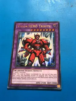 YUGIOH Ultra Rare Vision Hero Trinity BLHR-EN062 1st Edition - Image 1