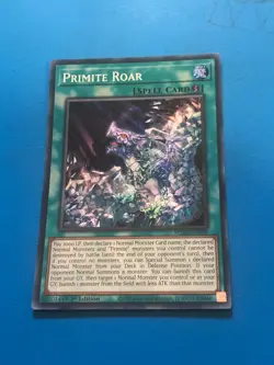YUGIOH Super Rare Primite Roar ROTA-EN059 1st Edition - Image 1