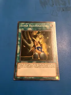 YUGIOH Super Rare Super Rejuvenation MYFI-EN052/LCJW-EN287 1st Edition - Image 1