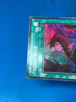 YUGIOH Ultra Rare Frozen Rose LED4-EN026 1st Edition PLAYED - Image 3