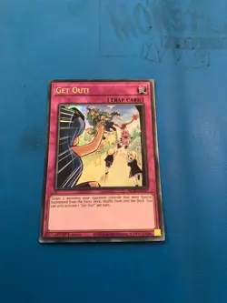 YUGIOH Ultra Rare Get Out! MP20-EN137 1st Edition - Image 1