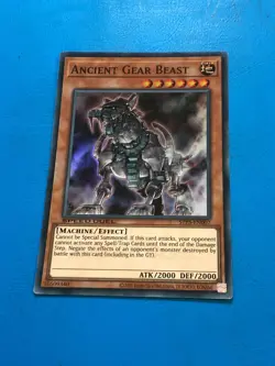 YUGIOH Super Rare Ancient Gear Beast STP5-EN007 - Image 1