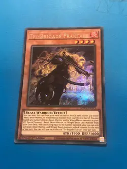 YUGIOH Secret Rare Tri-Brigade Fraktall MP21-EN171 1st Edition - Image 1