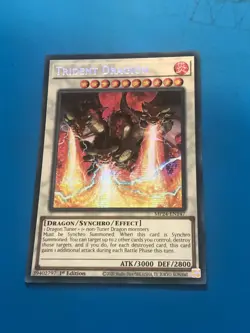 YUGIOH Secret Rare Trident Dragion MP24-EN147 1st Edition - Image 1