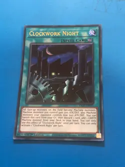 YUGIOH Ultra Rare Clockwork Night RA03-EN071 1st Edition - Image 1