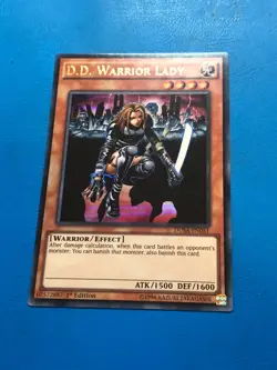 YUGIOH Ultra Rare D.D. Warrior Lady DUSA-EN051 1st Edition - Image 1