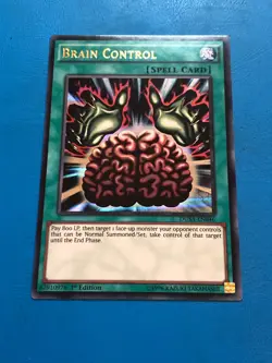YUGIOH Ultra Rare Brain Control DUSA-EN046 1st Edition - Image 1