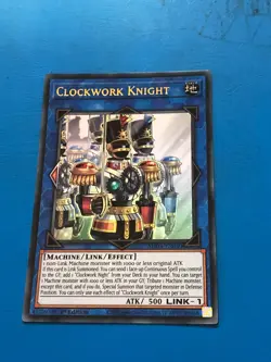 YUGIOH Ultra Rare Clockwork Knight SUDA-EN050 1st Edition - Image 1