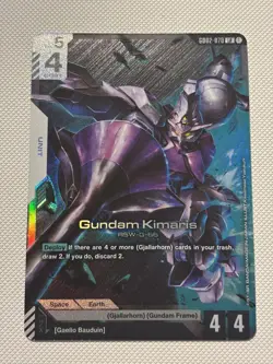 Gundam Card Game TCG GD02-070 Dual Impact Gundam Kimaris Legendary + 8 Rare - Image 2