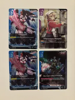 Gundam Card Game TCG GD02-070 Dual Impact Gundam Kimaris Legendary + 8 Rare - Image 3