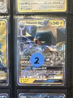 Lot of 9 Regigigas Vikavolt Wobbuffet Wishiwashi Pokemon Cards Authentic - Image 5