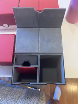 Pokemon Red and White Leather Card Deck Box - Image 2