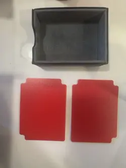 Pokemon Red and White Leather Card Deck Box - Image 4