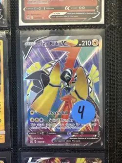 Lot of 9 Tapu Koko Delphos Hawlucha Pokemon Cards Authentic - Image 5