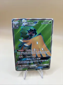 Decidueye GX SM37 Black Star Promo Full Art Holo Pokemon Card - Image 1